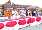 33 Motor Disita, Polres Inhu Sukses Ungkap Sindikat Curanmor dan Pemalsuan STNK