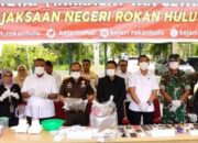 Kajari dan Bupati Rohul Musnahkan Ribuan Barang Bukti Tipidum dan Narkoba, Fokus Utama Pemberantasan Kriminal