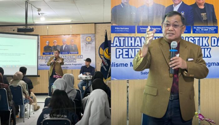 NasDem Riau Dorong Mahasiswa Melek Politik dan Jurnalistik