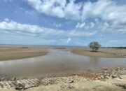 Surga Tersembunyi di Pesisir Bengkalis, Menikmati Sunset Emas di Pantai Selat Baru