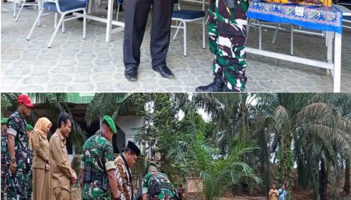 Komandan Brigif TP 89/GG Siak dan Ketua DPRD Inhu Tinjau Program Ketahanan Pangan Yonif 850/SC Rengat