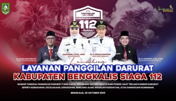 SATU NOMOR, SELAMATKAN NYAWA: Layanan Panggilan Darurat 112 Bengkalis Jadi Jaring Pengaman Warga Negeri Junjungan