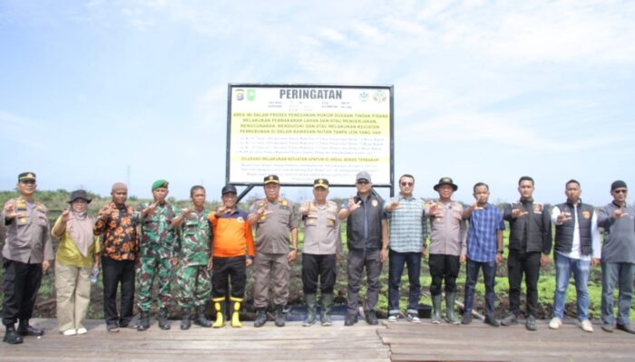 Pasang Plang Karhutla, Polres Inhu Serius Menindak Pelaku?