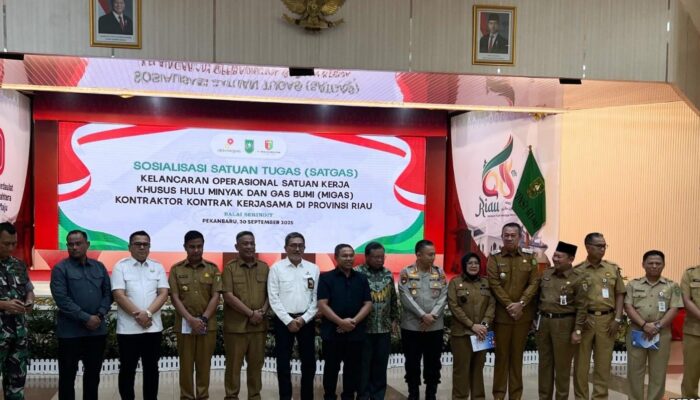 Bupati Rohul Anton Hadiri Sosialisasi Satgas Migas Riau, Dorong Percepatan Operasional dan Dampak Ekonomi untuk Daerah