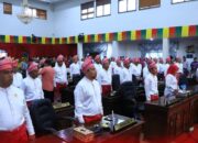 Semangat Harmoni Warnai Rapat Paripurna Istimewa HUT ke-26 Kabupaten Rokan Hulu