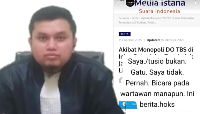 Sejumlah Media Online Diduga Sebar Ujaran Kebencian Catut Nama Narasumber dan Sebarkan Berita Hoax Soal Sawit di Inhu