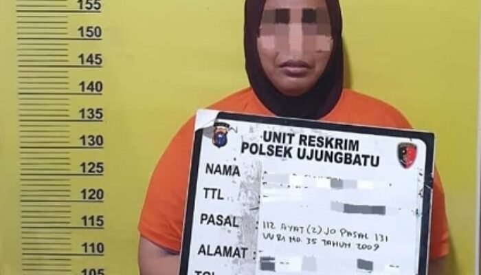 Polsek Ujung Batu Tangkap Wanita Simpan Sabu dan Ekstasi, Suami Buron