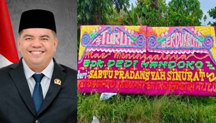 Meski Pernah Dilaporkan ke Polisi, Ketua DPRD Inhu Sabtu Pradansyah Sinurat Sampaikan Duka Cita atas Wafatnya Dedi Handoko Alimin