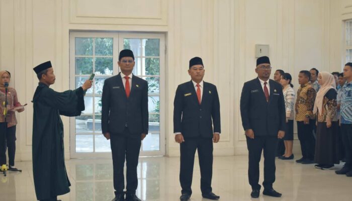 Wakil Wali Kota Sibolga Lantik Tiga Pejabat Pimpinan Tinggi Pratama