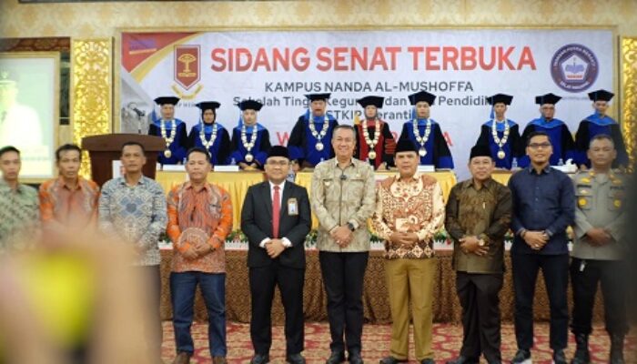Wisuda STKIP Kepulauan Meranti Angkatan ke-VI, Wabup Muzamil Soroti Pentingnya Attitude Pendidik