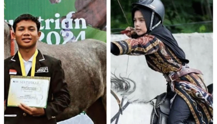 Tiga Atlet Rokan Hulu Wakili Riau di Kejurnas Horseback Archery Bromo 2025