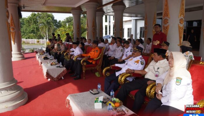 Wabup Syafaruddin Poti Pimpin Apel Kesiapsiagaan Bencana: Pastikan Rohul Siaga Hadapi Potensi Hidrometeorologi