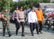 Polres Rokan Hulu Gelar Apel Kesiapsiagaan Hadapi Cuaca Ekstrem dan Bencana Hidrometeorologi 2025