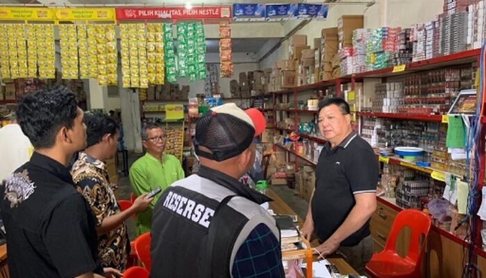 Tim Gabungan Satgas Pangan Inhu Lakukan Ini di Sejumlah Toko di Rengat