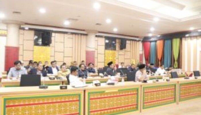 DPRD Riau Mulai Bahas Ranperda APBD 2026, Fokus pada Penajaman Anggaran Pro-Rakyat