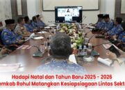 Hadapi Natal dan Tahun Baru 2025 – 2026, Pemkab Rohul Matangkan Kesiapsiagaan Lintas Sektor