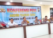 Akhir Tahun 2025, Kapolres Inhu AKBP Fahrian Saleh Siregar Paparkan Capaian Kinerja dan Kasus Menonjol