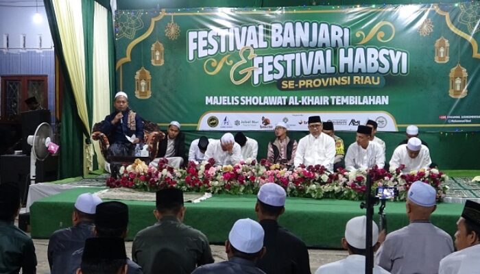Sukses Digelar, Festival Banjari dan Habsyi Se-Provinsi Riau di Inhil Sedot Antusiasme Warga