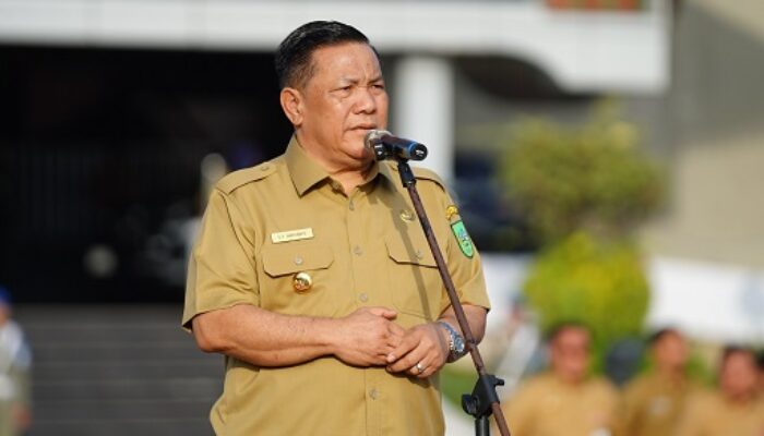 Pimpin Apel Perdana 2026, Plt Gubri SF Hariyanto Instruksikan Tunda Bayar Segera Dilunasi