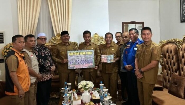 Tindak Lanjut Instruksi Mendagri, Pemkab Kampar Kirim Bantuan Tunai ke Sumatera Barat