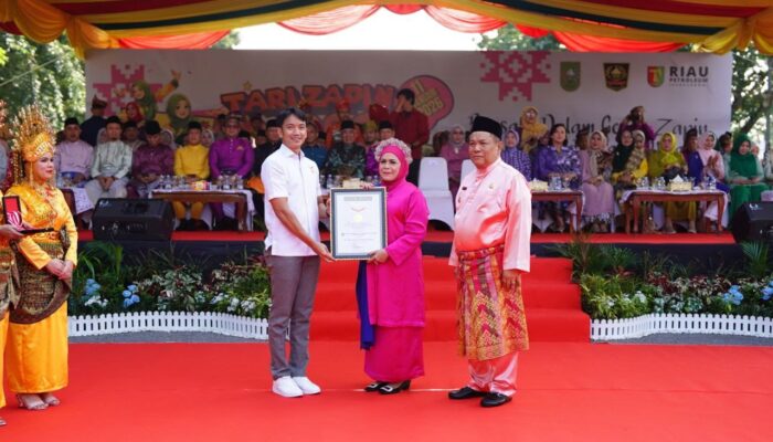 Lampaui Target! Tari Zapin Meskom 6.000 Peserta di Riau Resmi Sabet Rekor Dunia