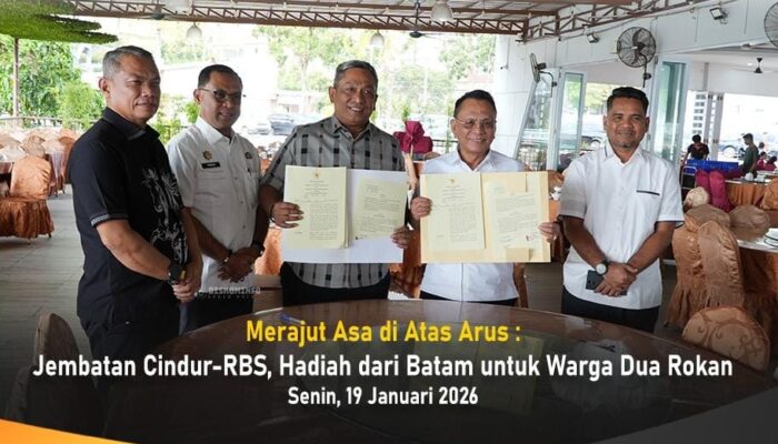 Merajut Asa di Atas Arus: Jembatan Cindur–RBS Jadi Simbol Sinergi Dua Rokan