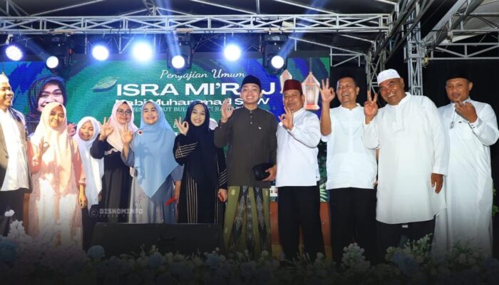 Dihadiri Ning Umi Laila, Peringatan Isra Mi’raj di SP3 Muara Jaya Berlangsung Khidmat dan Meriah