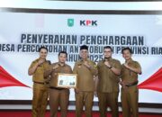 Desa Sungai Intan Inhil Dinobatkan Sebagai Desa Percontohan Antikorupsi Riau 2025