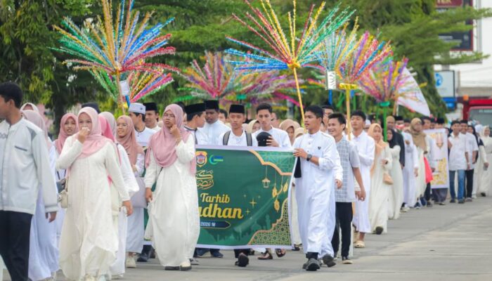 Sambut Ramadhan, Ratusan Remaja Masjid Ikuti Pawai Tarhib dan Tabligh Akbar di DIC
