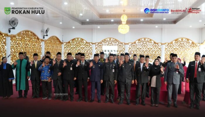 Perkuat Struktur OPD, Bupati Anton Resmi Lantik Pejabat Eselon II dan III Rokan Hulu