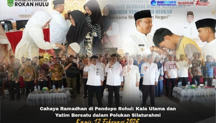 Cahaya Ramadhan di Pendopo Rohul: Kala Ulama dan Yatim Bersatu dalam Pelukan Silaturahmi