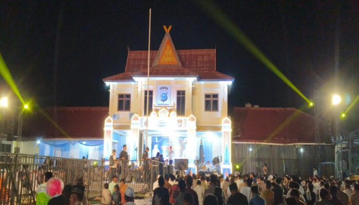 Ribuan Warga Padati Polres Kampar, BNK Apresiasi Tabligh Akbar Sambut Ramadhan 1447 H
