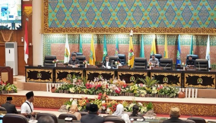 Kawal Laporan Pertanggungjawaban Kepala Daerah, DPRD Riau Gelar Paripurna Jawaban Gubernur