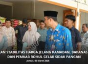 Pastikan Stabilitas Harga Jelang Ramadan, Bapanas Pusat dan Pemkab Rohul Gelar Sidak Pangan