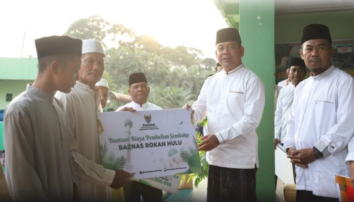 Safari Ramadhan di Kepenuhan Barat, Wabup Syafaruddin Poti Ajak Masyarakat Perkuat Silaturahmi