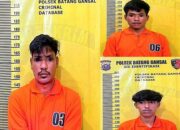 Reskrim Polsek Batang Gansal Bekuk Komplotan Maling Kabel Grounding Tower