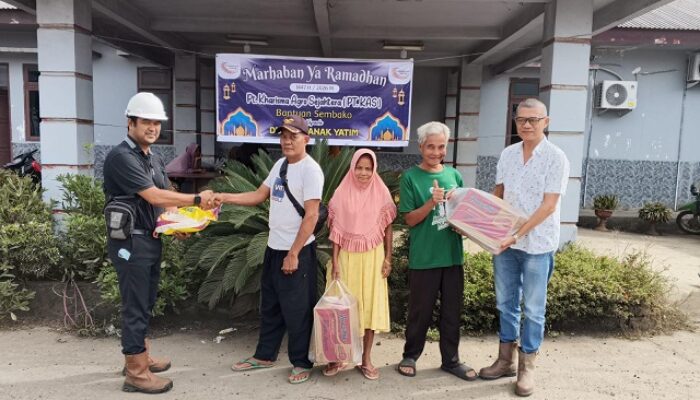 Bulan Ramadhan 2026, Managemen PT KAS Salurkan 200 Paket Sembako Kepada Warga Sekitar
