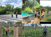 Polsek Rengat Barat Monitoring Program P2B di Lima Desa Kabupaten Inhu