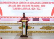 Kawal SPMB SMA/SMK 2026, Pemprov Riau Teken Pakta Integritas Bebas Titipan