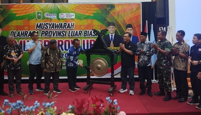 Cari Pemimpin Baru, Kadispora Yurnalis Basri Buka Musorprovlub NPC Riau