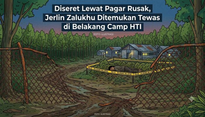 Diseret Lewat Pagar Rusak, Jerlin Zalukhu Ditemukan Tewas di Belakang Camp HTI