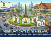 Perkuat Jati Diri Melayu, Pemprov Riau Kaji Tiga Konsep Ikon Bundaran Sudirman
