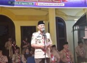 Wabup Bagus Santoso Lepas 55 Pramuka Bengkalis Menuju Jamnas XII Cibubur