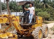 Perbaiki Jalan Desa, Ketua Pemuda Desa Danau Rambai, Surya: Terima Kasih PT PAS Mitra Agrinas