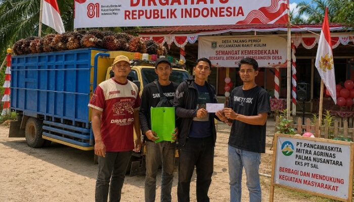 ‎PT Pancawaskita Mitra Agrinas Dukung Semarak HUT RI di Desa Talang Perigi