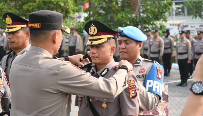 Sertijab Waka Polres Inhu, Kompol Syahrizal Resmi Gantikan Kompol Lasarrus Sinaga