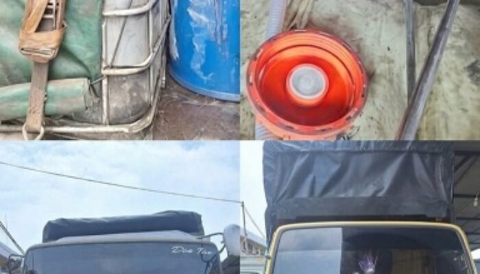 Polres Inhu Ungkap Dugaan Pelangsiran Solar, 8.300 Liter BBM Diamankan