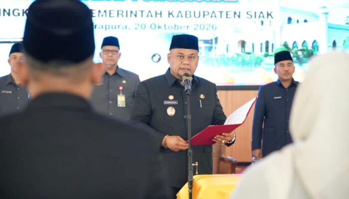 90 Pejabat di Lingkungan Pemkab Siak Resmi Dilantik, Wabup Syamsurizal: Jabatan Adalah Amanah Untuk Mengabdi