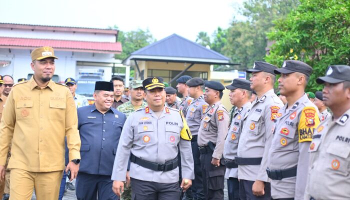 Forkopimda Inhu Hadiri Apel Operasi Patuh 2026, Keselamatan Jadi Prioritas