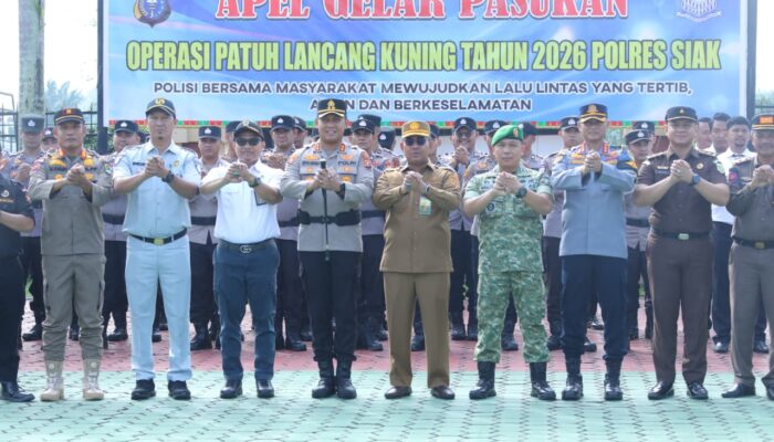 Operasi Patuh Lancang Kuning 2026 Dimulai, Sekda Siak Ingatkan Pengendara Tertib Berlalu Lintas